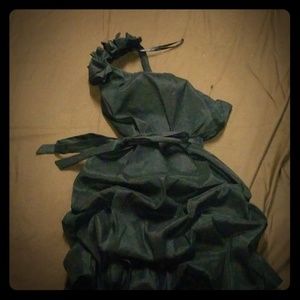 Black(snap) shoulder dress